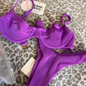 Kulani Kini Set! Electric Violet Size XS